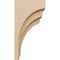 Ekena Millwork 11"W x 11"D x 22"H Wide Rockford Rough Cedar Woodgrain TimberThane Corbel, Primed Tan CORUR11X11X22ROCRCPR - alternate 4